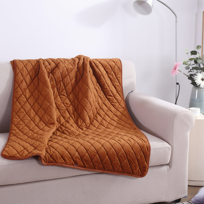 Domvia Koc elektryczny na USB 100 x 140 cm z zamkiem, do prania