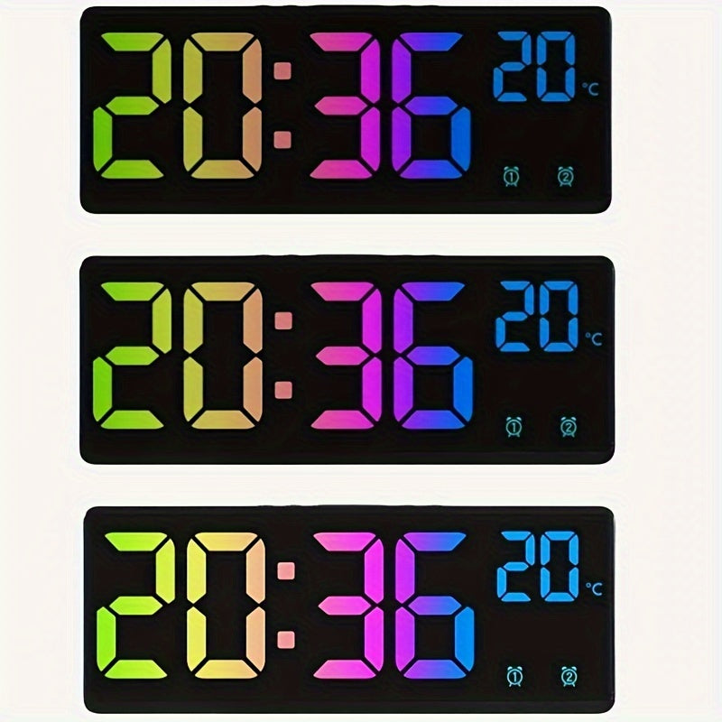 RGB Cyfrowy Budzik – Sterowanie Głosem, Podwójny Alarm i Wyświetlanie Temperatury