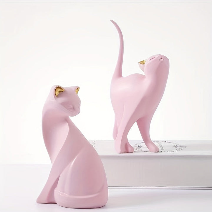 Nowoczesna figura kota – stylowa i zabawna dekoracja