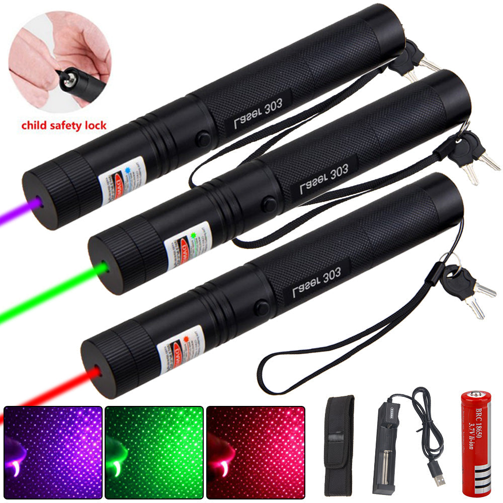 Laserowy wskaźnik Długi Zasięg Regulowany Aluminium