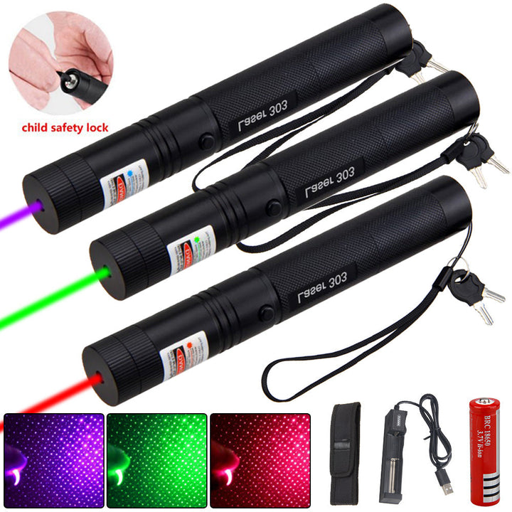 Laserowy wskaźnik Długi Zasięg Regulowany Aluminium