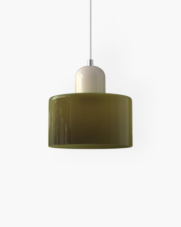Formiva Pendel Lampa | Retro Nowoczesny Szklany Klosz | Ambient E26 Oświetlenie | Hardwired Lampa sufitowa