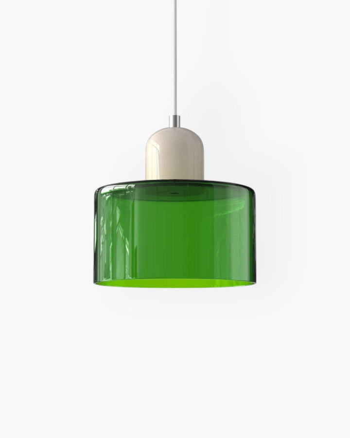 Formiva Pendel Lampa | Retro Nowoczesny Szklany Klosz | Ambient E26 Oświetlenie | Hardwired Lampa sufitowa