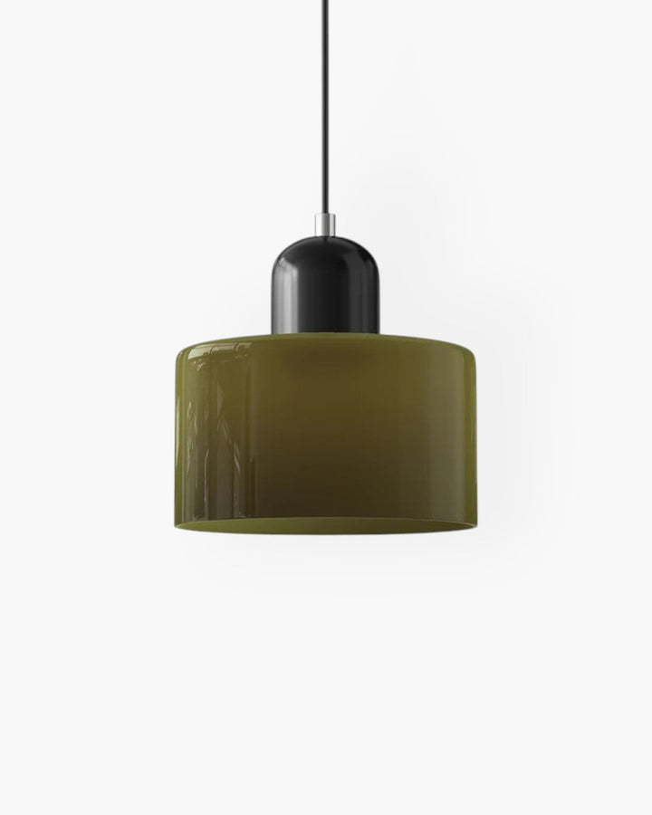 Formiva Pendel Lampa | Retro Nowoczesny Szklany Klosz | Ambient E26 Oświetlenie | Hardwired Lampa sufitowa