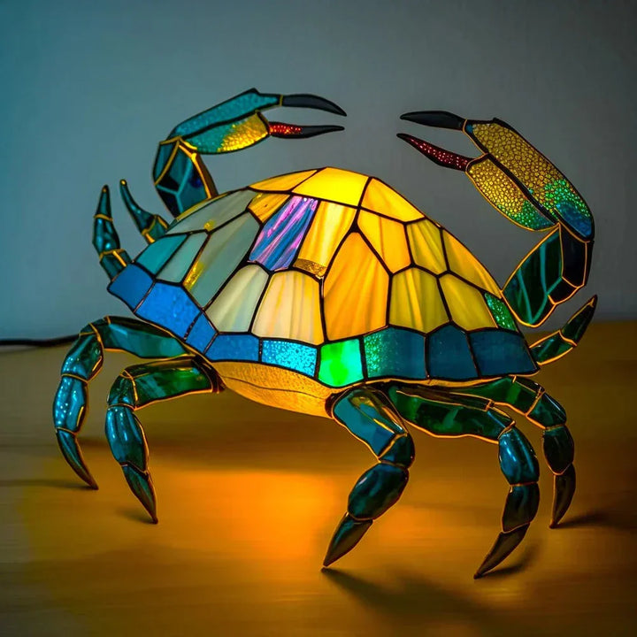 Wibrantne Szkło Lampy Zwierząt – Artystyczna Dekoracja Stołowa