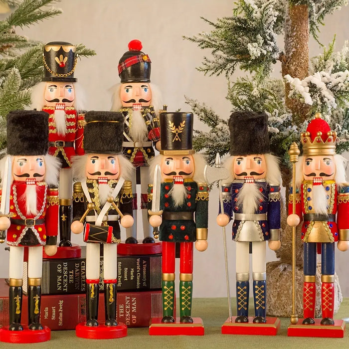NutcrackerJoy - Figurki żołnierza Dziadka do Orzechów na ponadczasową dekorację świąteczną