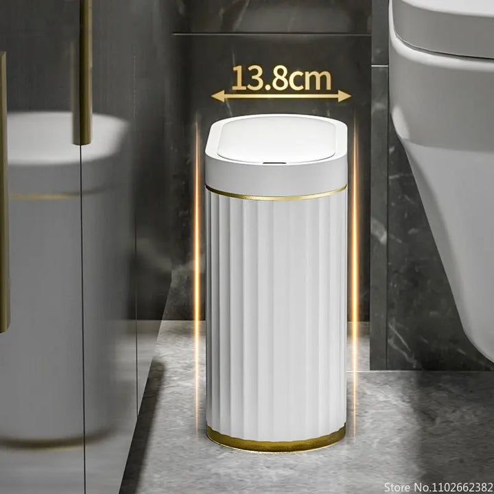 CleanSmart Bezdotykowy Kosz 7L/9L - Czujnik Ruchu, Nowoczesny Design
