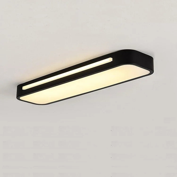 Nordycki Styl Długa Lampa LED sufitowa – Minimalistyczny Design