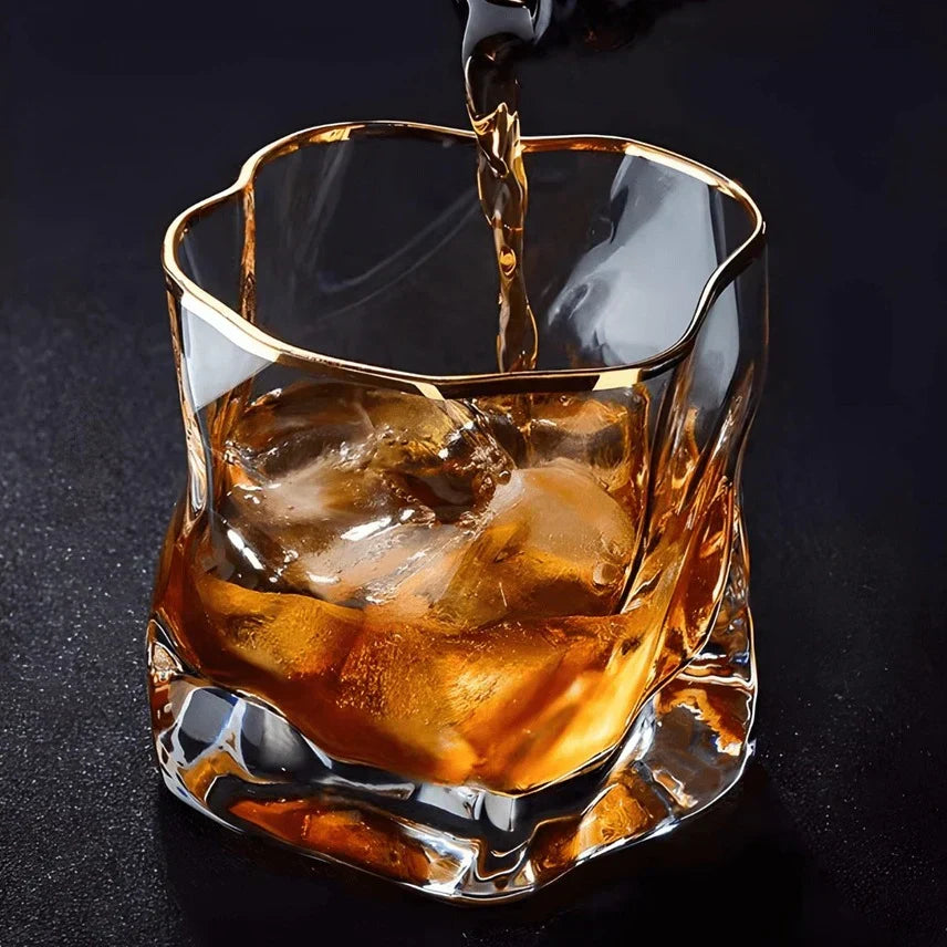 Carvallo – Luksusowe Teksturowane Szklanki do Whisky dla Wyszukanej Doświadczenia Whisky