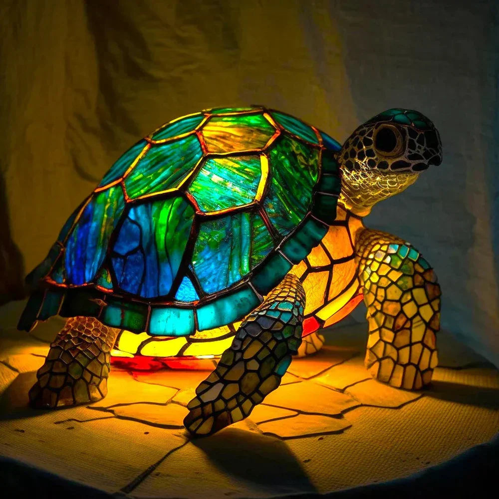 Artystyczna Lampa Szklana z Unikalnymi Wzorami Zwierząt do Stylowej Dekoracji