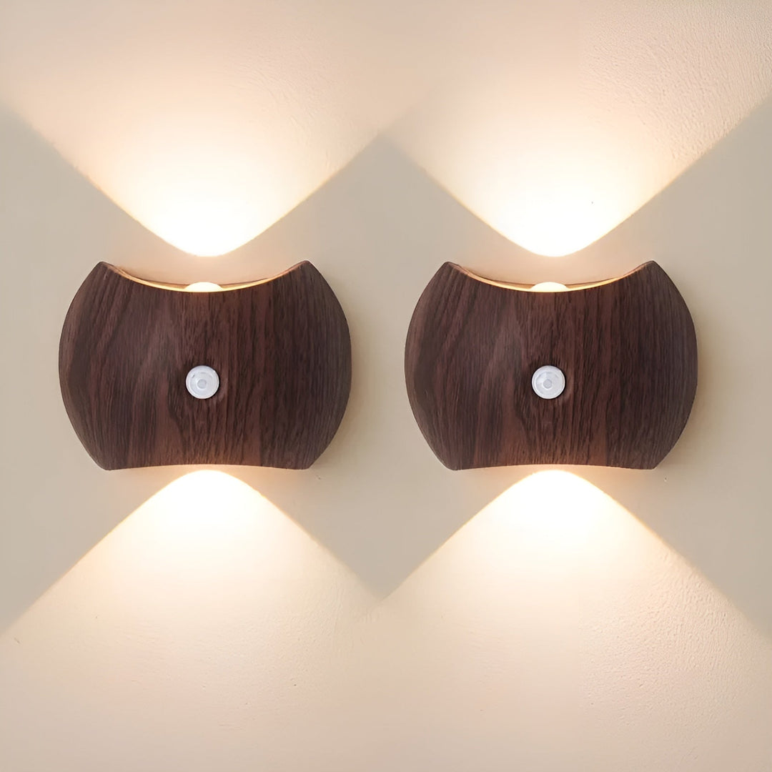 Lampa ścienna LED z czujnikiem ruchu – ładowalna i inteligentna | Idealna do sypialni i przedpokoju