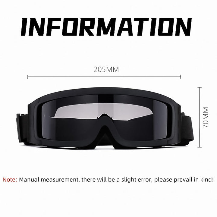 Okulary motocyklowe Royaleva Anti-Fog i Fit Over