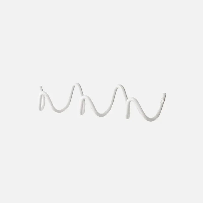 ScribbleLine Nowoczesny Metalowy Wieszaczek na Ścianę – Artystyczny Abstrakcyjny Wieszak na Ubrania