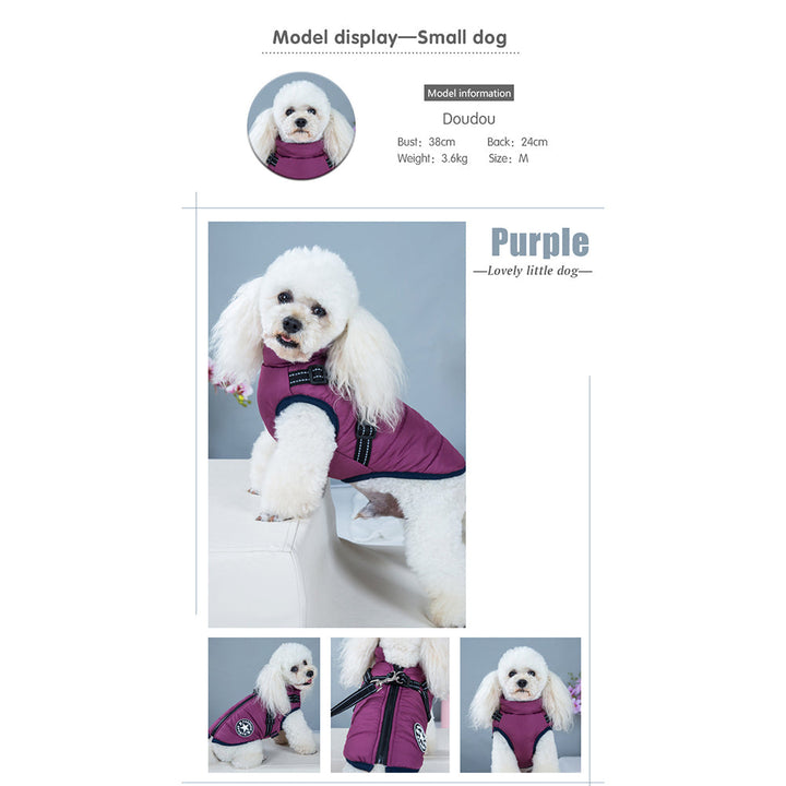 WoofGuard™ - Wodoodporna kurtka zimowa z wbudowanym szelkiem