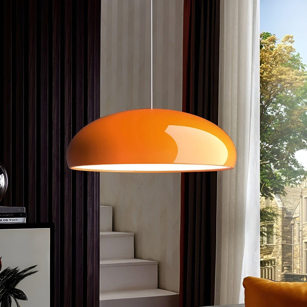 MacaronGlow Lampa - Błyszcząca LED Nordic Macaron Okrągła Lampa Wisząca