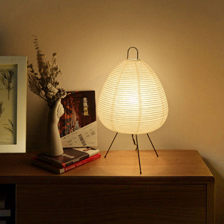 Autentyczna japońska lampa papierowa w stylu retro – Miękkie oświetlenie do każdego pomieszczenia