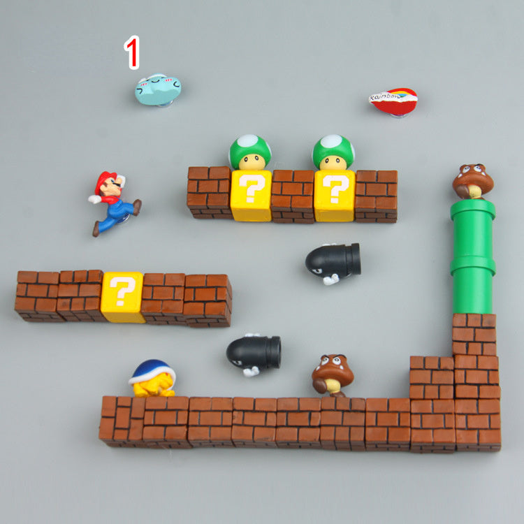 Super Mario Magnesy na Lodówkę – Do Radosnej Dekoracji Kuchni