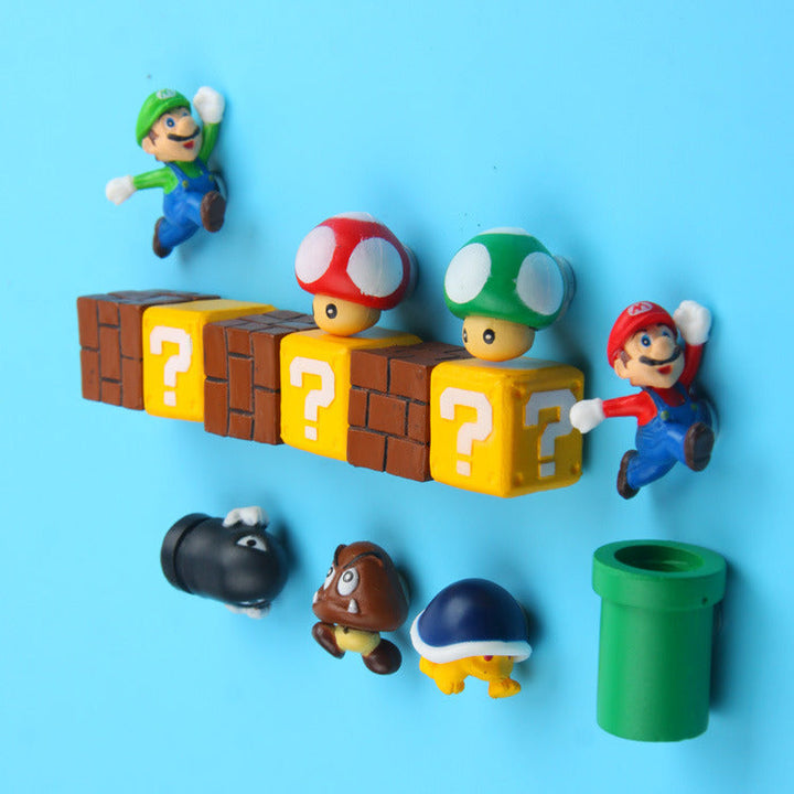Super Mario Magnesy na Lodówkę – Do Radosnej Dekoracji Kuchni