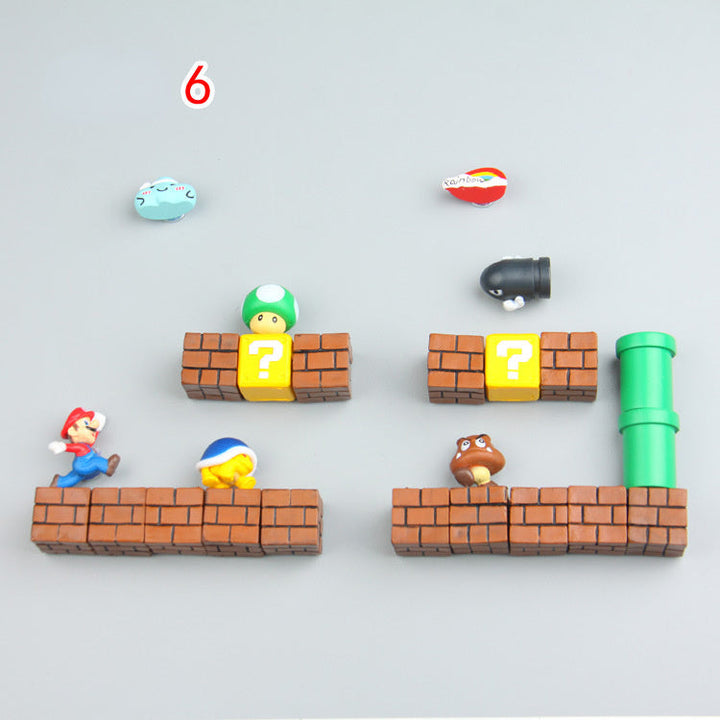 Super Mario Magnesy na Lodówkę – Do Radosnej Dekoracji Kuchni