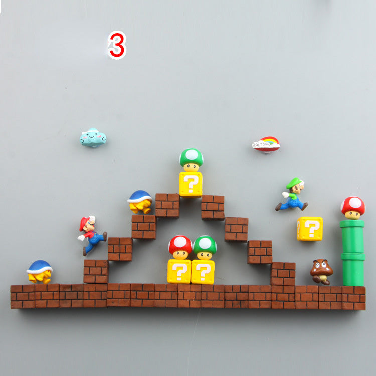 Super Mario Magnesy na Lodówkę – Do Radosnej Dekoracji Kuchni