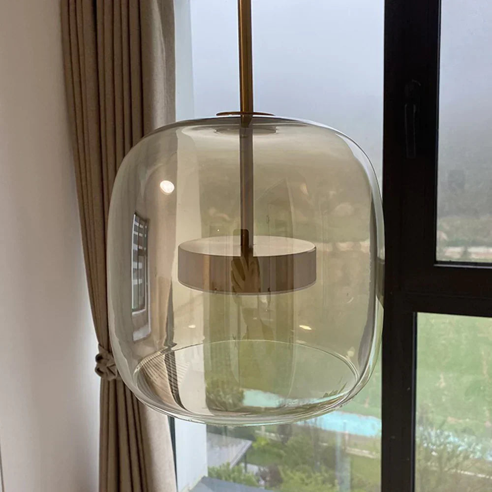 Lampa Wisząca Szklana LED Nowoczesna
