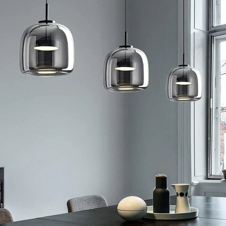 Lampa Wisząca Szklana LED Nowoczesna