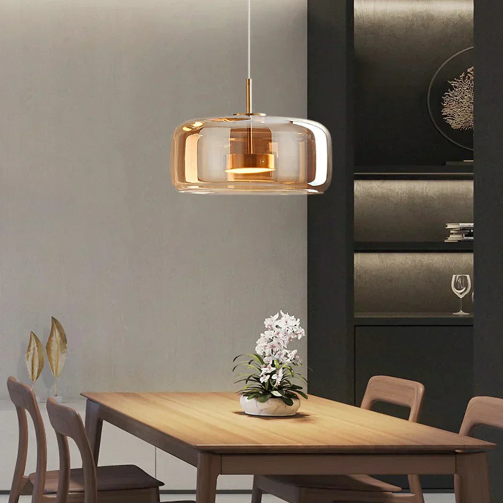 Lampa Wisząca Szklana LED Nowoczesna