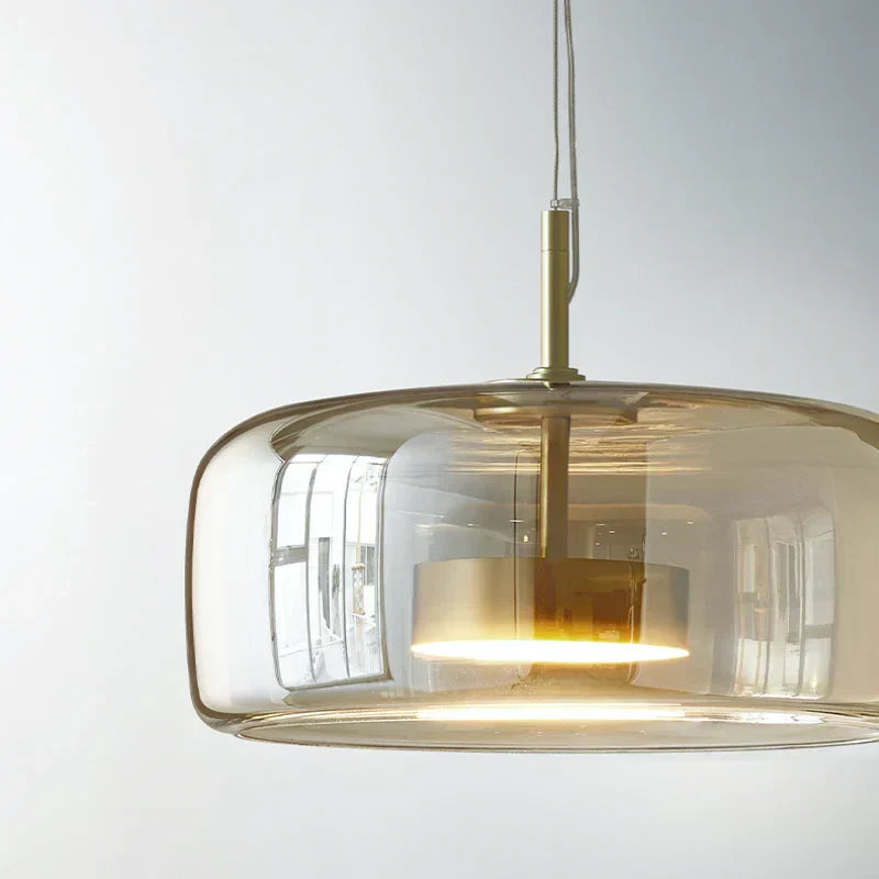 Lampa Wisząca Szklana LED Nowoczesna