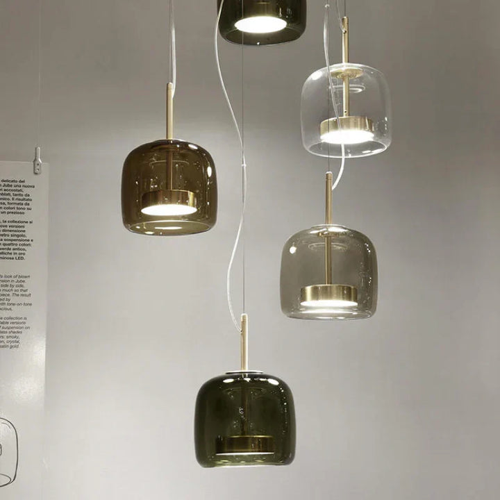 Lampa Wisząca Szklana LED Nowoczesna
