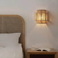 Lampa Ścienna Rustykalna Naturalna Sznur Inomhuslampa