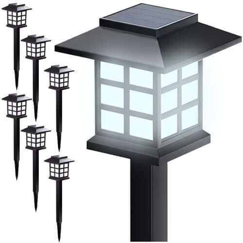 Lampa ogrodowa zasilana energią słoneczną Alex 6 szt.