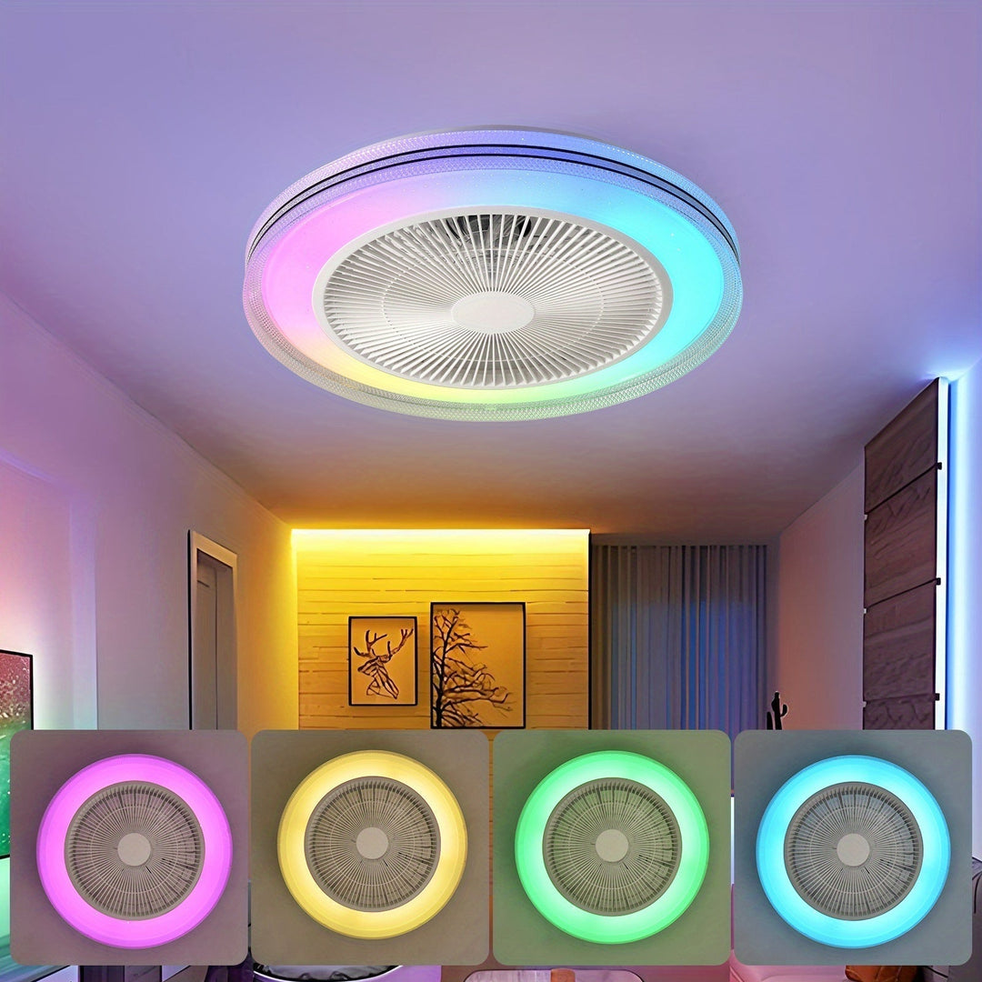 LumiCool RGB Wentylator sufitowy – Świeży i atmosferyczny