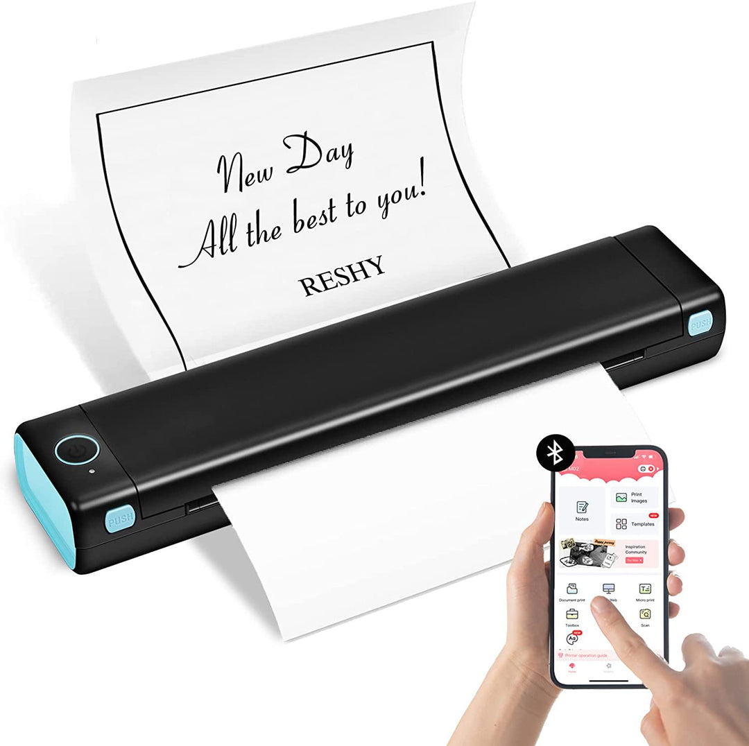 Royallure Pocket Thermal Printer – Kompaktowa drukarka termiczna bez tuszu, Bluetooth Drukuj gdziekolwiek
