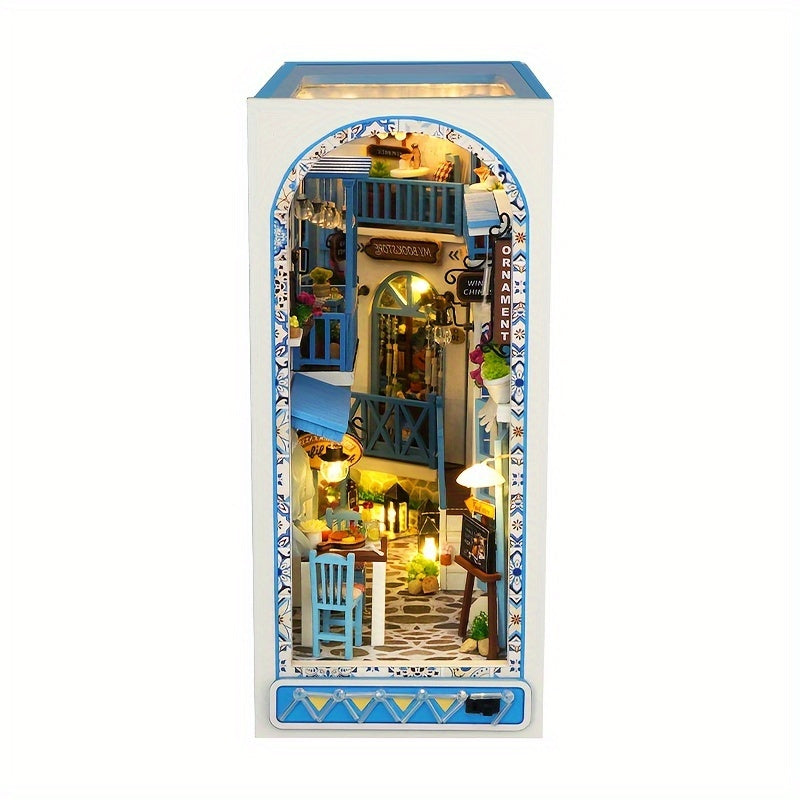 Ręcznie Robiona 3D Układanka Drewniana – Miniaturowy Domek inspirowany Morzem