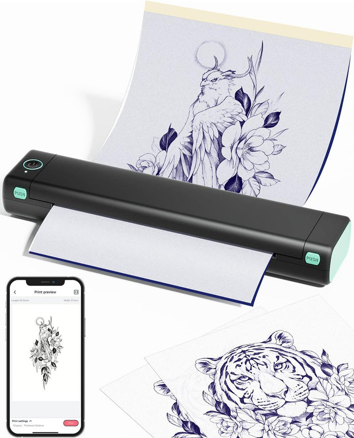 Royallure Pocket Thermal Printer – Kompaktowa drukarka termiczna bez tuszu, Bluetooth Drukuj gdziekolwiek