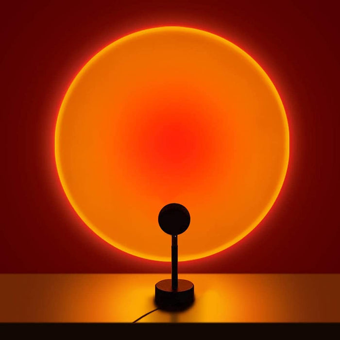 SolAura 15-kolorowa lampa projektorowa zachodu słońca dla relaksującej atmosfery