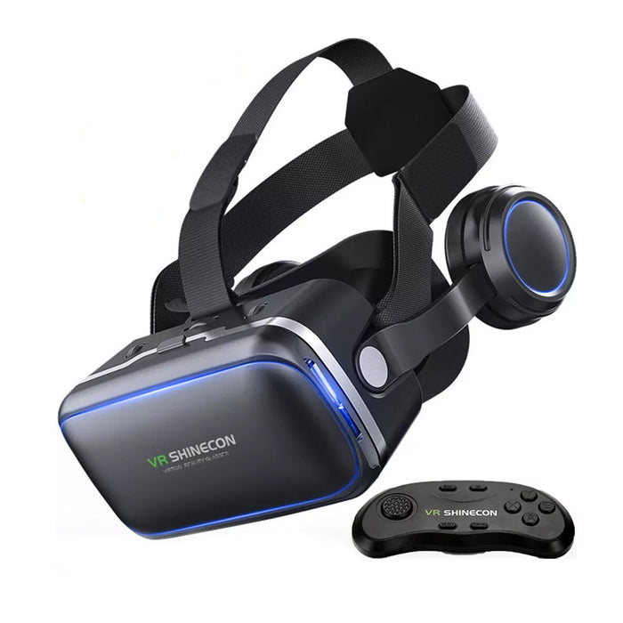 Smartfonowe gogle VR 360° z pilotem Bluetooth