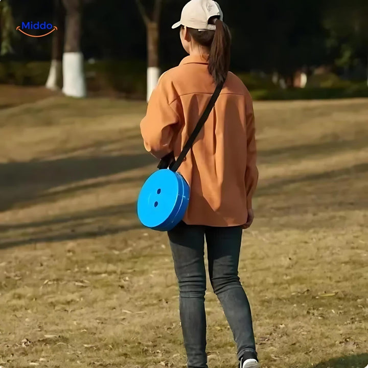 Flexistool - Teleskopowy regulowany stołek z antypoślizgową matową powierzchnią