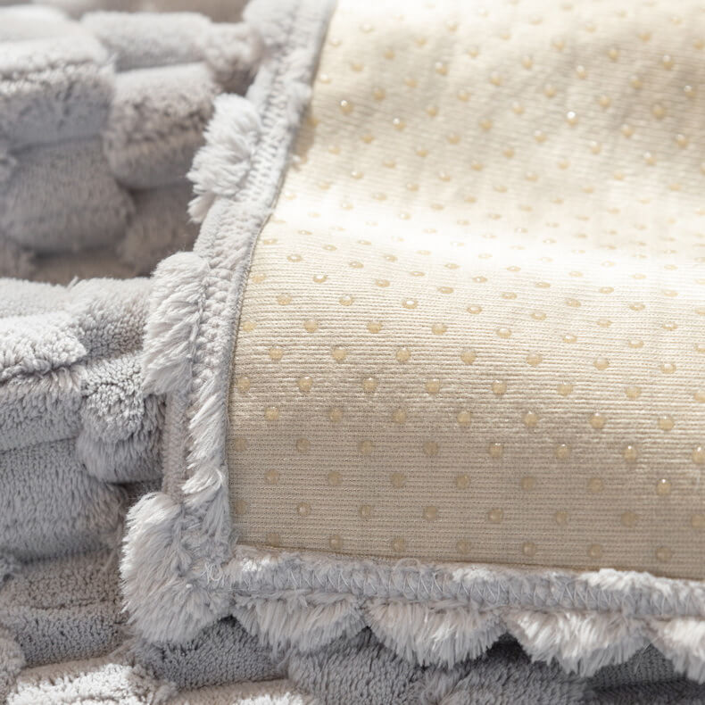 Pokrowiec na kanapę Honeycomb Plush Gruby Antypoślizgowy dla Zwierząt