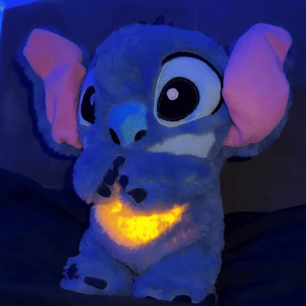 Trendujący Koala i Stitch z kojącym oddechem i muzyką