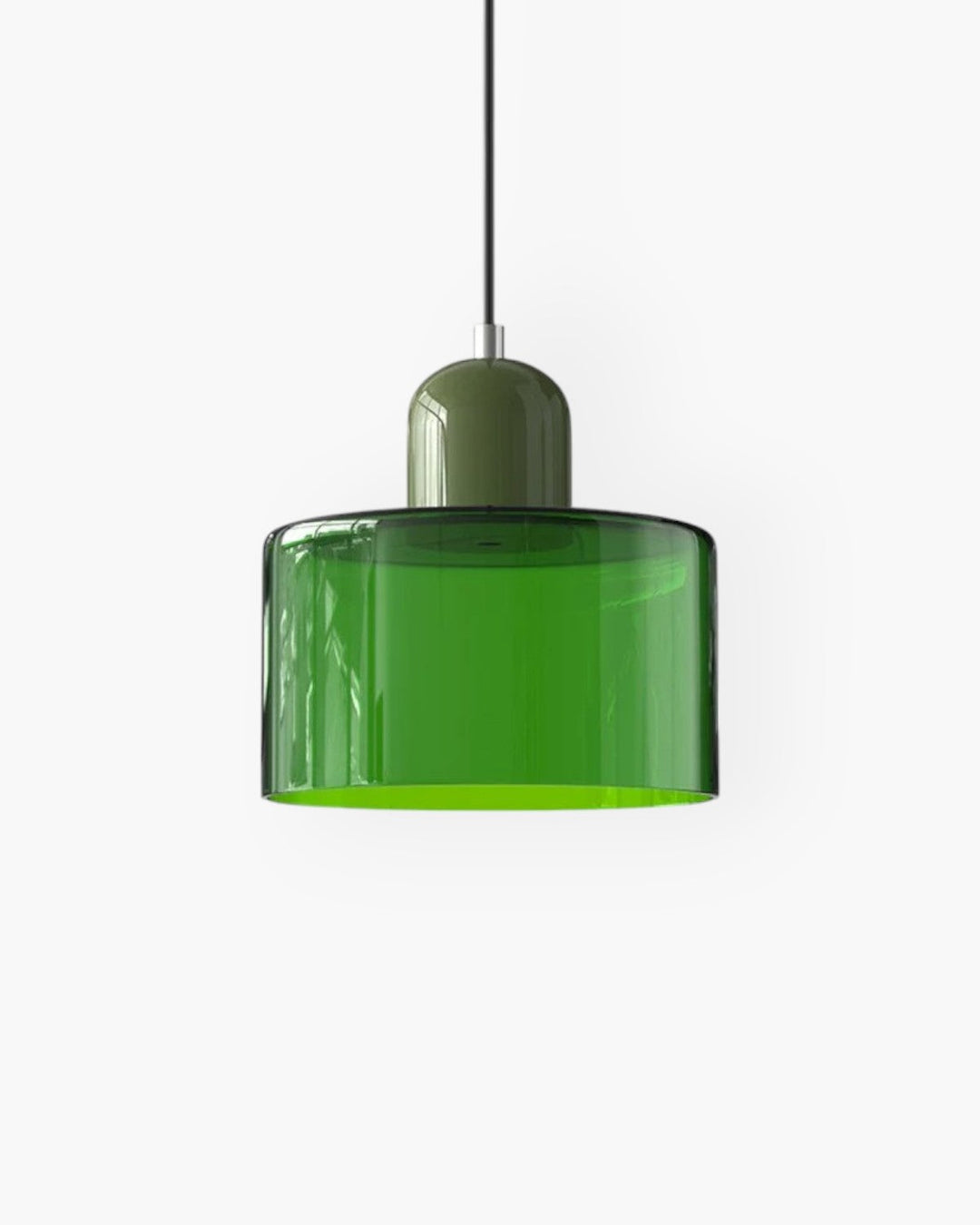 Formiva Pendel Lampa | Retro Nowoczesny Szklany Klosz | Ambient E26 Oświetlenie | Hardwired Lampa sufitowa