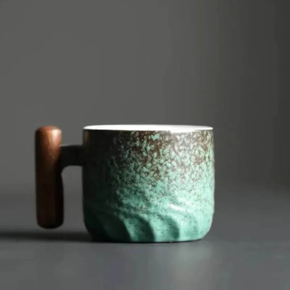 Rustykalne ceramiczne kubki – Ręcznie robione kubki do kawy w boho designie