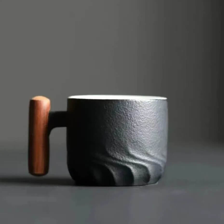 Rustykalne ceramiczne kubki – Ręcznie robione kubki do kawy w boho designie