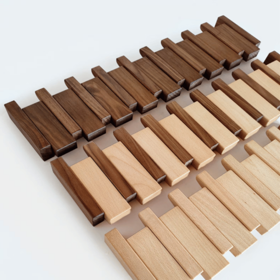 Ręcznie Wykonana Drewniana Wieszak na Ubrania