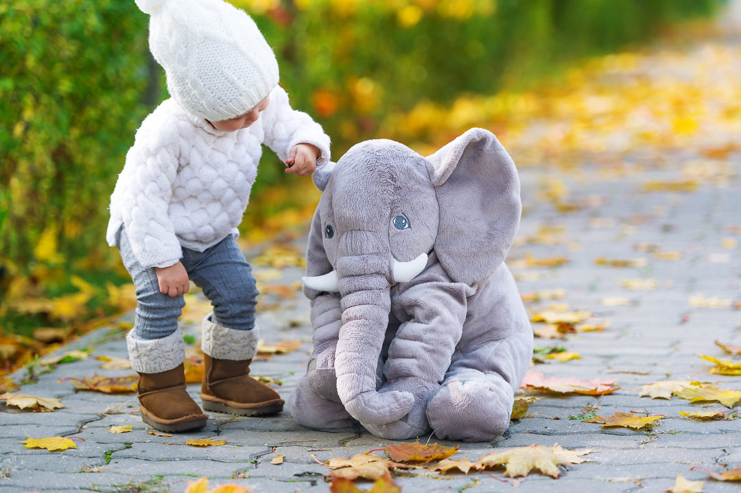 Royaleva Baby Elephant Kramkudde – Miękki Pluszowy Towarzysz, Idealny dla Noworodków i Dzieci