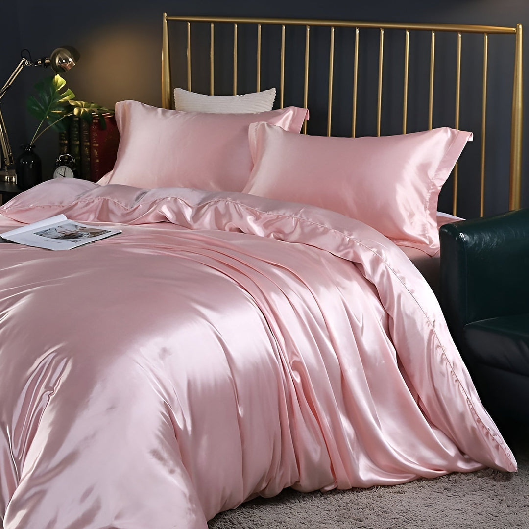 Królowa jedwabna luksusowa rama łóżka