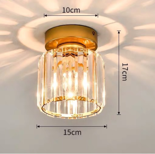 Lampa sufitowa Kristall Flush Mount Nowoczesna Armatura