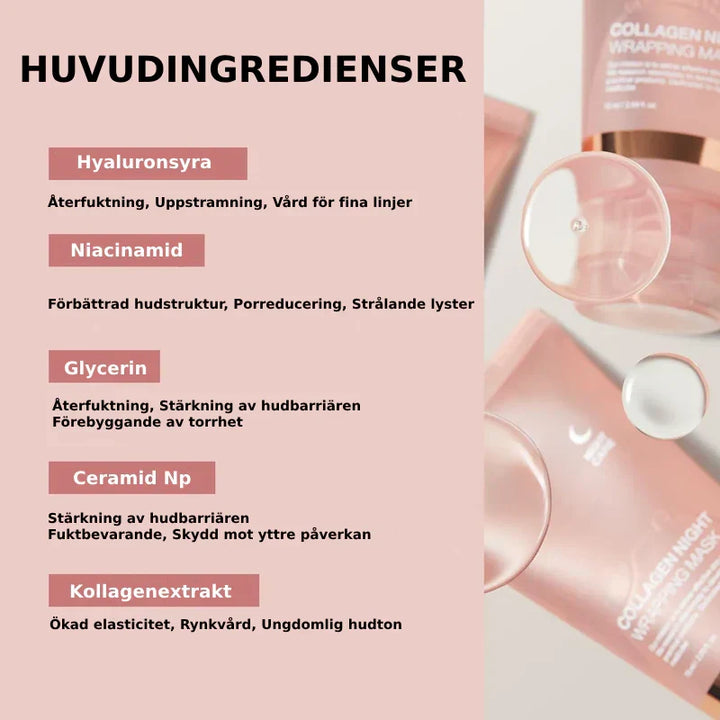 Nordicglow kolagenowy boost maska nocna