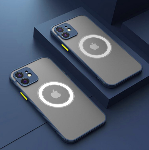 Carvallo MagSafe etui mobilne | Smukłe &amp; Odporny na wstrząsy | Magnetyczne &amp; Stylowe | Optymalizowane do ładowania bezprzewodowego