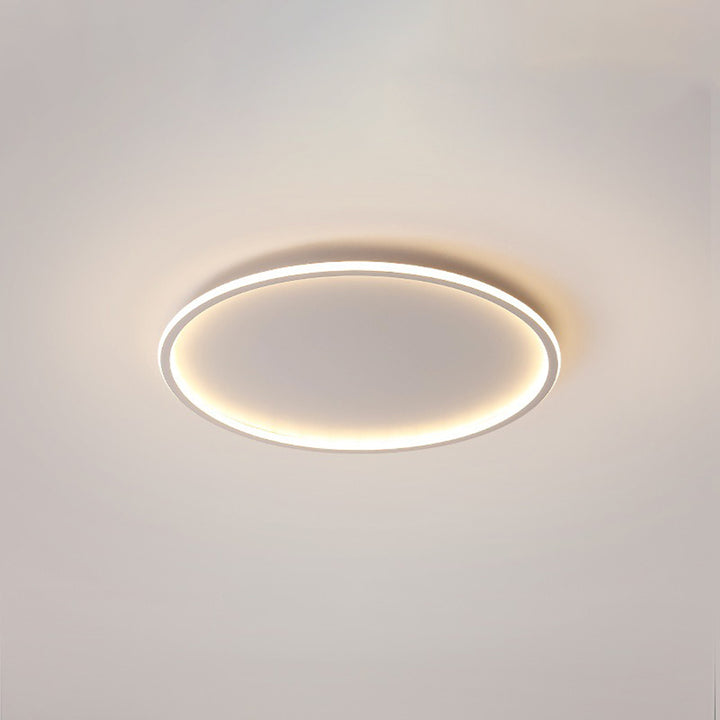 Ultra-cienka nowoczesna lampa sufitowa | LED do niskich sufitów | Okrągła i ściemniana